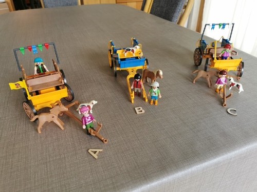 Playmobil pony pferdekutsche - pony,